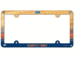 Oklahoma City Thunder License Plate Frame - Full Color
