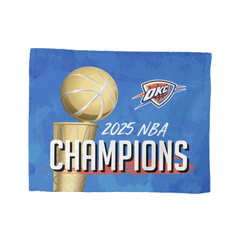 Oklahoma City Thunder NBA Clutch Rally Towel 15 x 18 inches