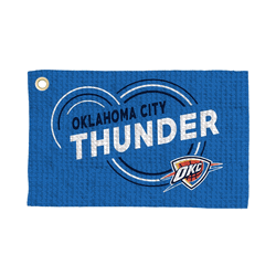 Oklahoma City Thunder NBA Droplets Waffle Fan Towel 16x25 inches