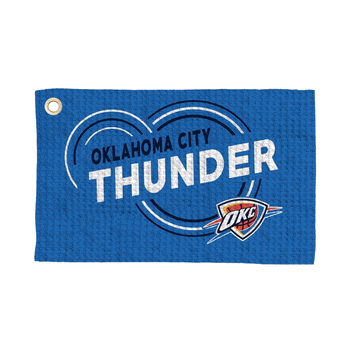 Oklahoma City Thunder NBA Droplets Waffle Fan Towel 16x25 inches