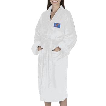 Oklahoma City Thunder NBA Fast Track Silk Touch Robe Small/Medium