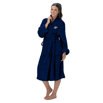 Oklahoma City Thunder NBA Navy Unisex Robe Small/Medium