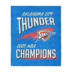 Oklahoma City Thunder NBA Net Gain Silk Touch Throw Blanket 50 x 60 inches