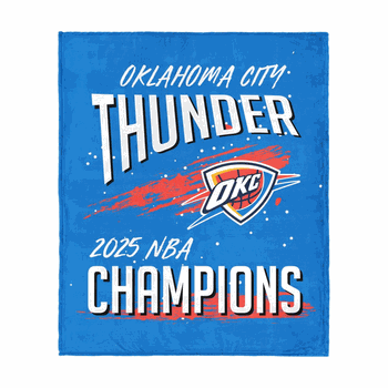 Oklahoma City Thunder NBA Net Gain Silk Touch Throw Blanket 50 x 60 inches