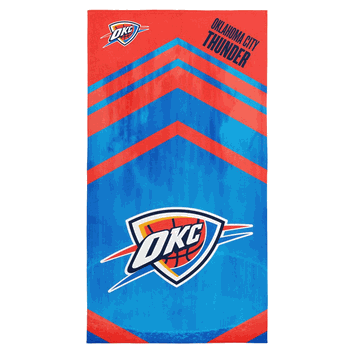Oklahoma City Thunder NBA Shatter Microfiber Beach Towel 30x60 inches