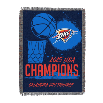 Oklahoma City Thunder NBA Victors Woven Tapestry Wall Hanging 48 x 60 inches