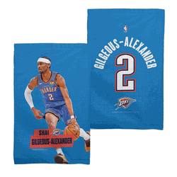 Oklahoma City Thunder Shai Gilgeous-Alexander NBA 2 Pack Fan Towel 16x25 inches