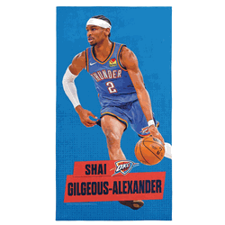 Oklahoma City Thunder Shai Gilgeous-Alexander NBA Beach Towel 30x60 inches