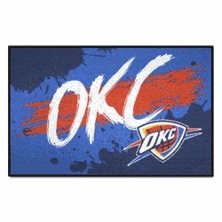 Oklahoma City Thunder Slogan Starter Mat Accent Rug - 19in. x 30in.