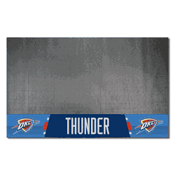 Oklahoma City Thunder Vinyl Grill Mat - 26in. x 42in.