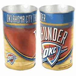 Oklahoma City Thunder Wastebasket 15 Inch