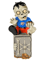 Oklahoma City Thunder Zombie Figurine Bank CO