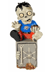 Oklahoma City Thunder Zombie Figurine - On Logo CO