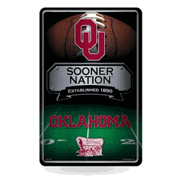 Oklahoma Sooners  11" x 17" Home Decor Sign