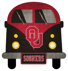 Oklahoma Sooners 12" Team Bus Sign