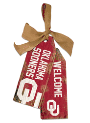 Oklahoma Sooners 12" Team Tags