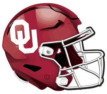 Oklahoma Sooners 12in Authentic Helmet Sign