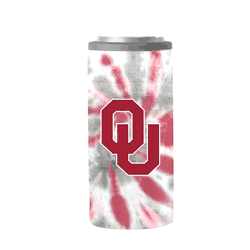 Oklahoma Sooners 12oz Tie Dye Slim Can Coolie