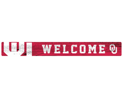 Oklahoma Sooners 16in. Welcome Strip