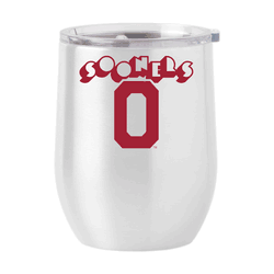 Oklahoma Sooners 16oz Arcade Stainless Curved Beverage