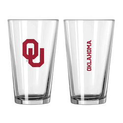 Oklahoma Sooners 16oz Gameday Pint Glass