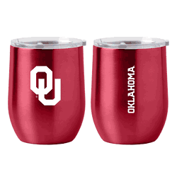 Oklahoma Sooners 16oz Gameday Stainless Curved Beverage