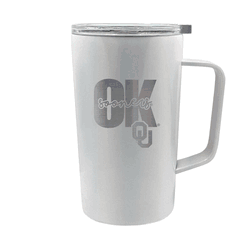 Oklahoma Sooners 18oz Hustle Travel Mug