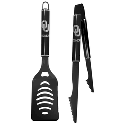 Oklahoma Sooners 2 pc Monochromatic Tailgate BBQ Set