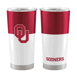 Oklahoma Sooners 20oz Colorblock Stainless Tumbler
