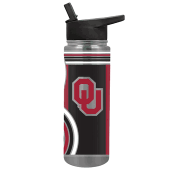 Oklahoma Sooners 24oz Cool Vibes Jr. Thirst Hydration Water Bottle