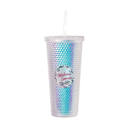 Oklahoma Sooners 24oz Playmaker Iridescent Stud Tumbler