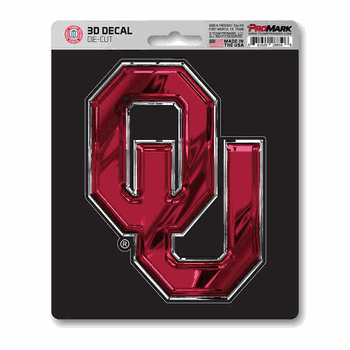 Oklahoma Sooners 3D Decal Sticker