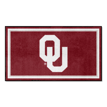 Oklahoma Sooners 3ft. x 5ft. Plush Area Rug