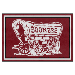 Oklahoma Sooners 5ft. x 8 ft. Plush Area Rug