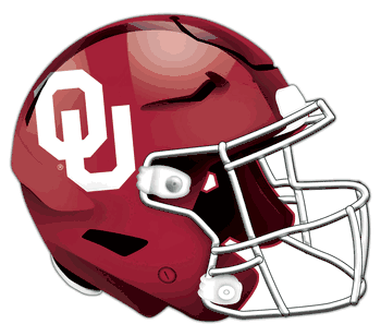 Oklahoma Sooners Authentic Helmet Cutout 24