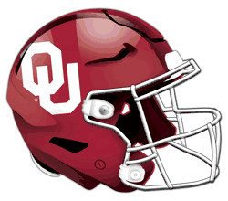 Oklahoma Sooners Authentic Helmet Cutout 24"