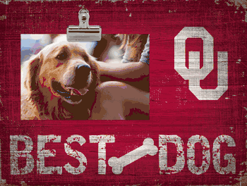 Oklahoma Sooners Best Dog Clip Frame