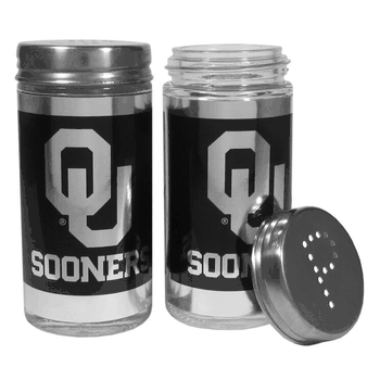 Oklahoma Sooners Black Salt & Pepper Shaker