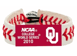 Oklahoma Sooners Bracelet Classic Baseball 2010 College World Series CO
