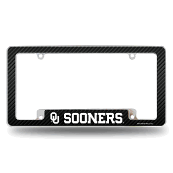 Oklahoma Sooners Carbon Fiber 12