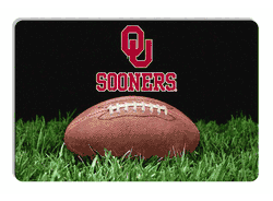 Oklahoma Sooners Classic Football Pet Bowl Mat - L