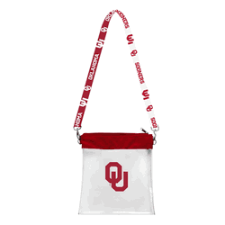 Oklahoma Sooners Clear Pattern Strap Bag