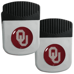Oklahoma Sooners Clip Magnet with Bottle Opener, 2 pack