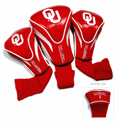 Oklahoma Sooners Club 3 Piece Contour Headcover Set