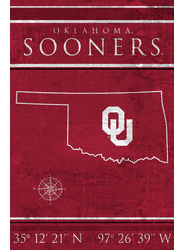 Oklahoma Sooners Coordinates 17x26