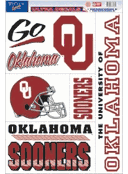 Oklahoma Sooners Decal 11x17 Ultra
