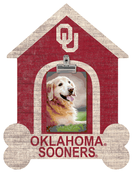 Oklahoma Sooners Dog Bone House Clip Frame