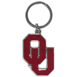 Oklahoma Sooners Enameled Key Chain