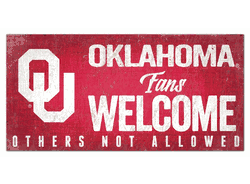 Oklahoma Sooners Fans Welcome Sign