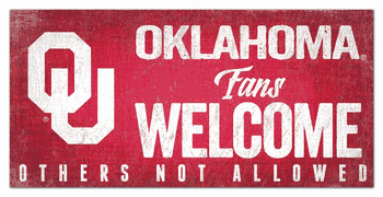 Oklahoma Sooners Fans Welcome Sign